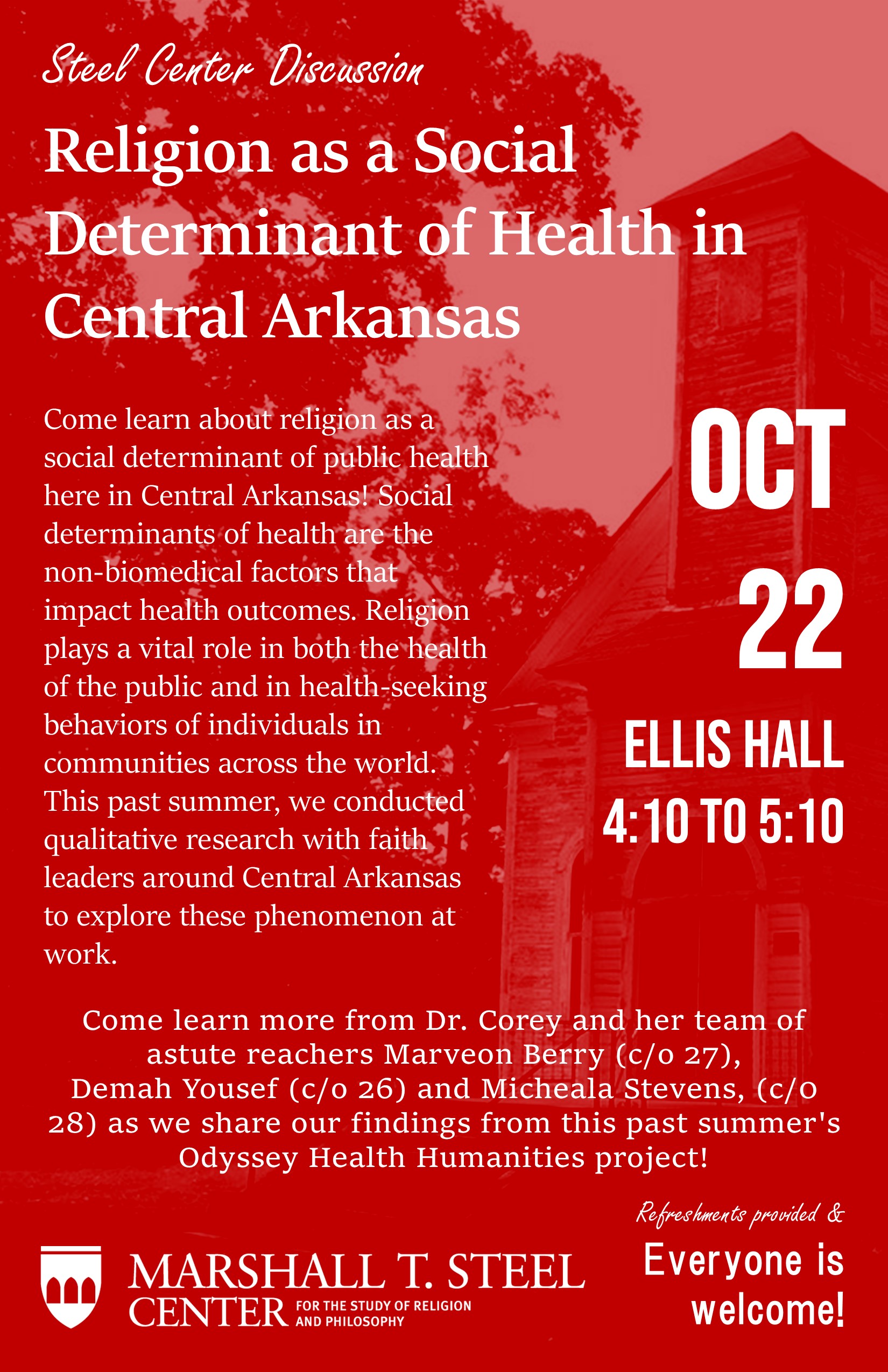 Religion as a Social Determinant of Health in Central Arkansas WAD